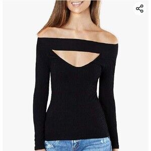 Intimately Free People Find Me Cut Out Off Shoulder Ribbed Top